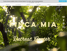Tablet Screenshot of fincamia.com
